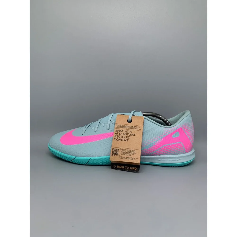 Nike Mercurial Vapor 15 Academy Pink Indoor Soccer Shoes DJ5635-405 Men's Sz 10